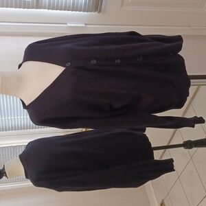 4/$80 Navy Blue Cardigan - Fits Size US16